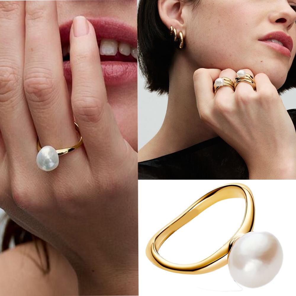 Fashion 925 Sterling Copper Organically Shaped Stacking Rings&Heart&Two-tone Entwined Bands Ring Hot Selling Gift Jewely