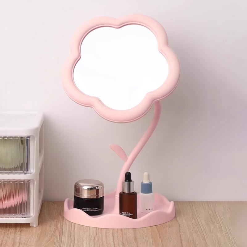 Desktop Sunflower Makeup Mirror Creative Dormitory Desktop High Value Bedroom Mirror Home Decoration Mirror