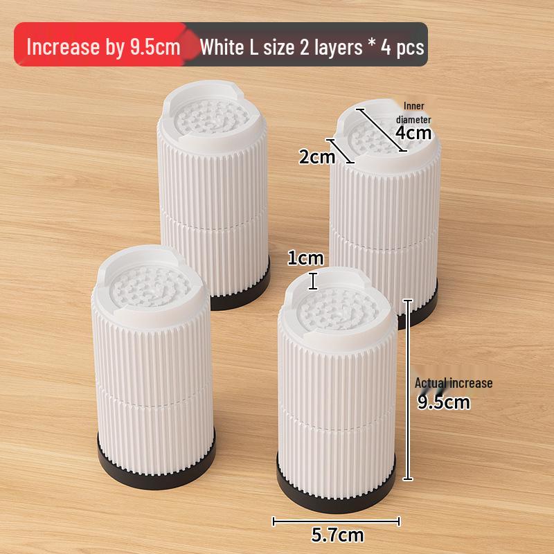 Universal Furniture Heightening Pads: Nail-Free, Stable, Moisture-Proof for Tables & Chairs
