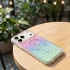Color-plated diamond pattern is suitable for Apple 17Pro mobile phone case 17 transparent glitter iphone17Promax magnetic case