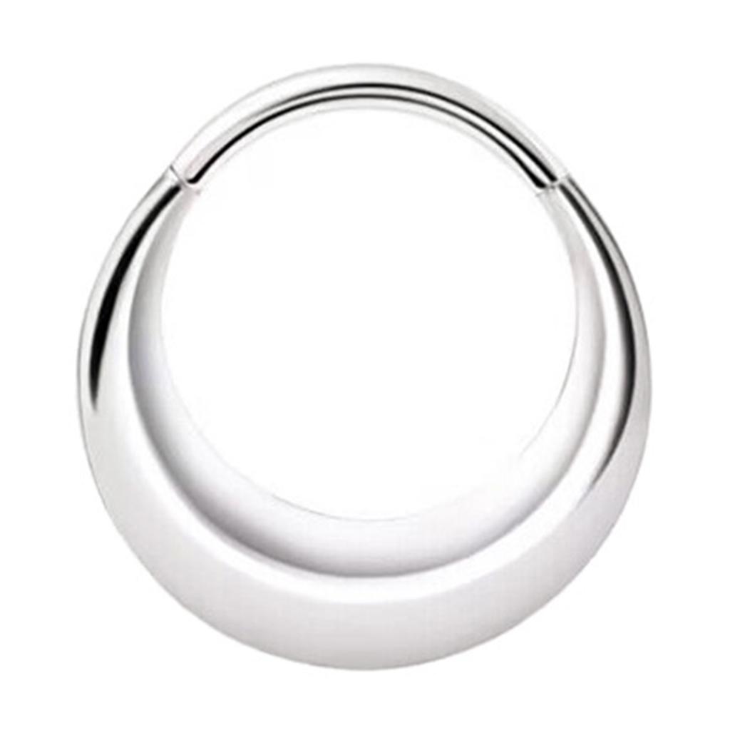 Segment Cartilage Nose Hoop Adornment Customizable Surgical Steel Nose Hoop Nose Rings Stylish Nose Clip Accessory