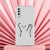 Phone Case For Samsung A56 A36 A26 A24 A16 A14 A12 A32 A50 A70 A22 A40 A34 A54 A42 A52 5G A06 Cover Cute Matchstick Men Couple