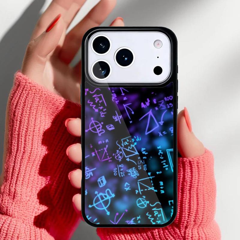 Funny Maths and Physics Design Phone Case for iPhone 17 16 15 14 13 Pro Max Back Cover for 12 11 Pro Coque
