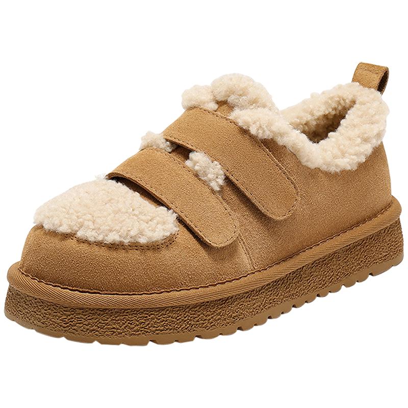 Senda Women s Warm Plush Thick-Soled Casual Shoes 36