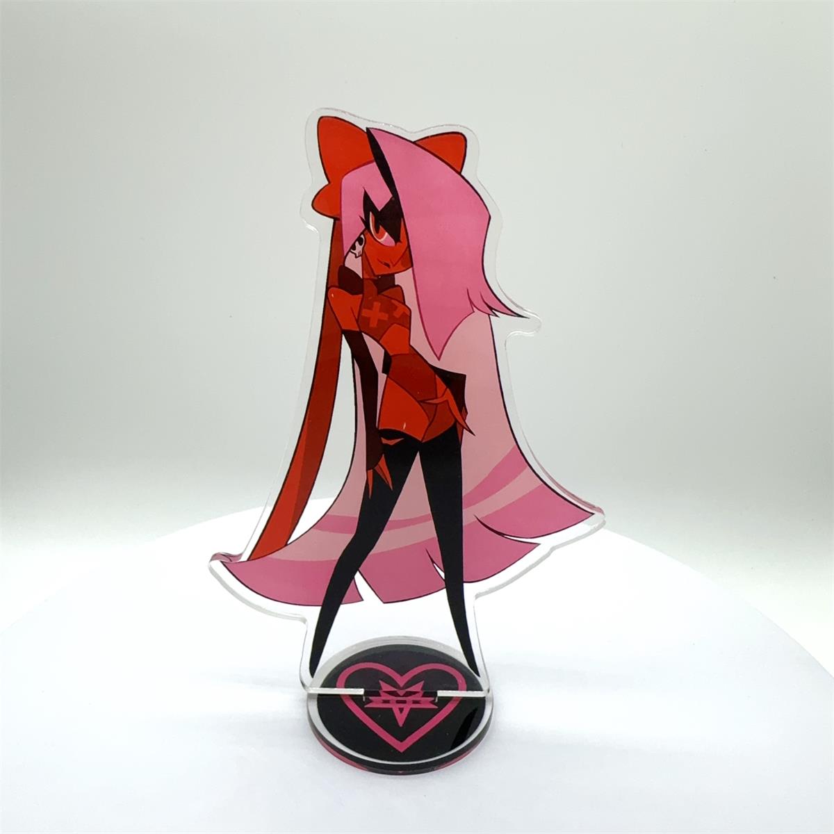 

Fans Gift Ornaments Stand Model Hazbin Hotel Anime Figure Acrylic Stand Model Plate 1pcs Alastor Desk Decor Standing Sign Game 1pcs