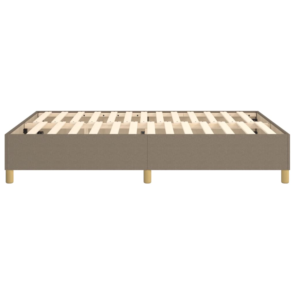 Vidaxl Rama Łóżka Bez Materaca, Taupe, 140X200 Cm, Obita Tkaniną