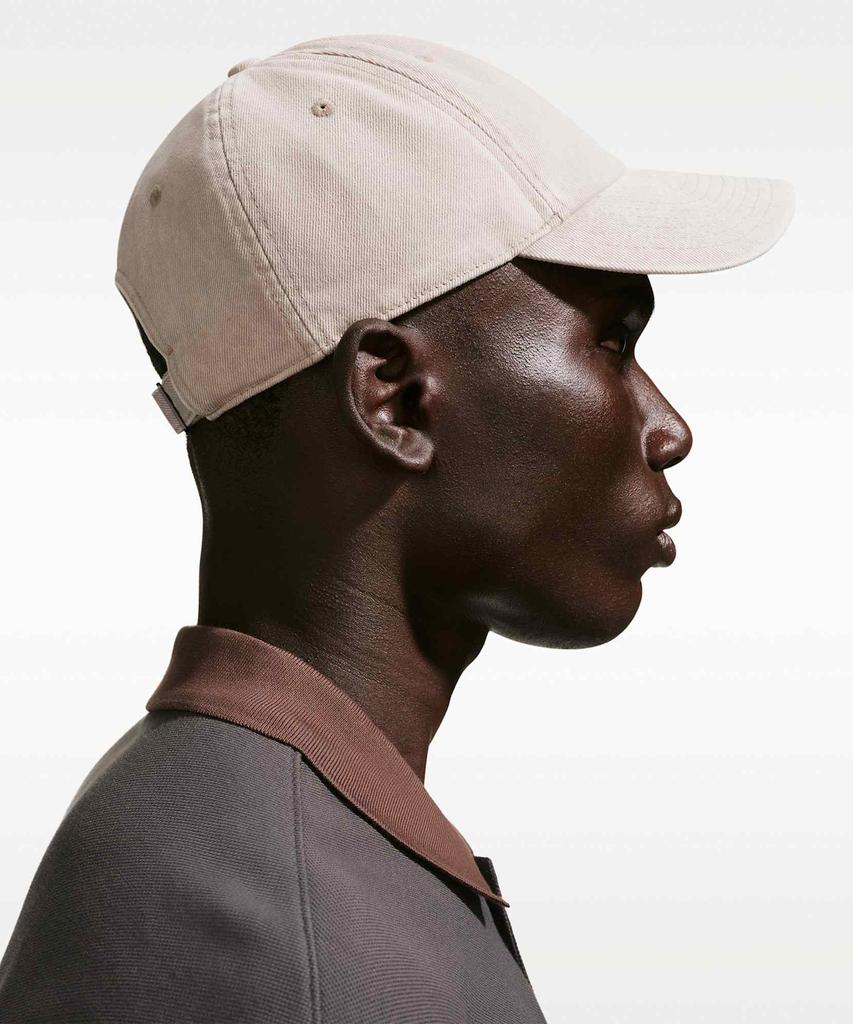 Nike Club Unstructured Denim Cap - College Grey:White / Hf0383-009