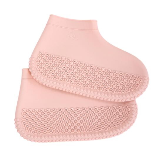 1 Paar wasserdichte Regenschuhüberzieher, rutschfeste Silikon-Wiederverwendbare Überschuhe für Damen und Herren, Reise, Outdoor, Regendichter Stiefel-Schuhschutz