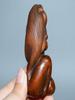 Chinese Boxwood Wood Carving Sexy Woman Figure Statue Wooden Sculpture Decor Art