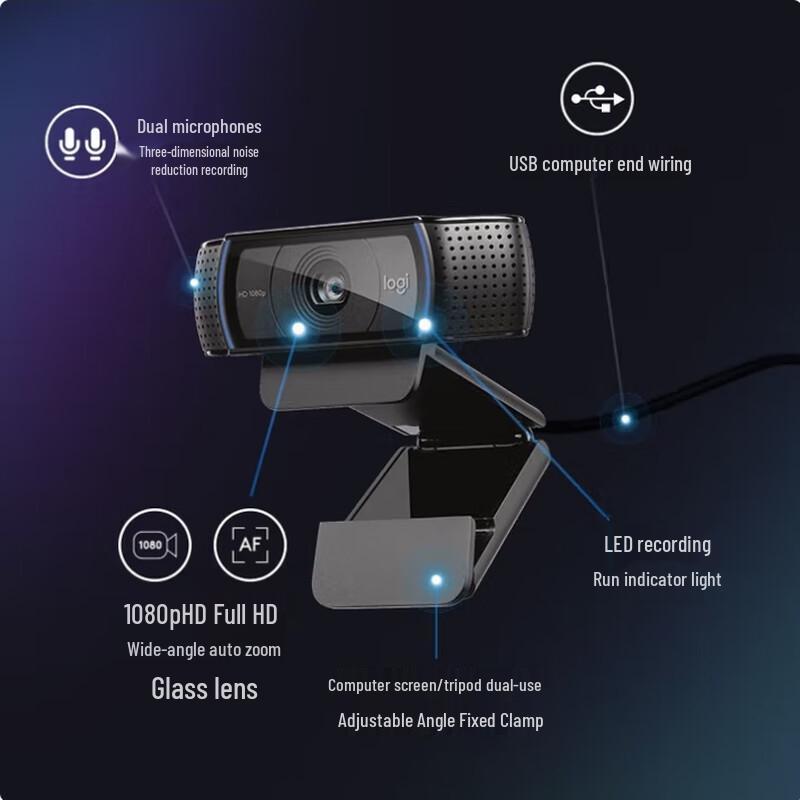 

Logitech C920e HD Webcam