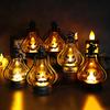 Halloween Decoration Props Pumpkin Lantern Candle Lantern Halloween Portable Horse Lantern Bar Secret Room Table Decorations