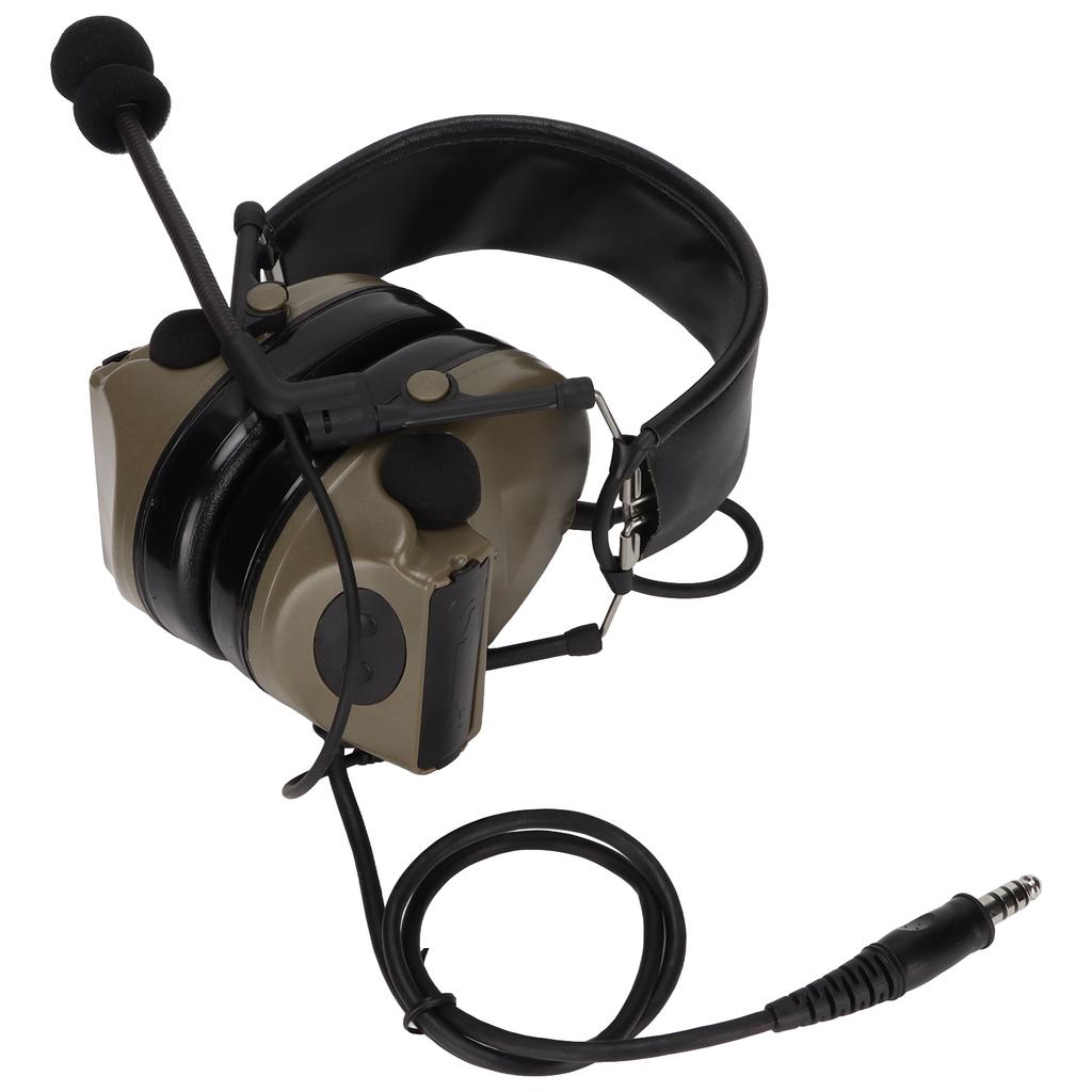 Military Headset 7.1mm Plug Noise Reduction Sound Pick Up Headphone with U94 PPT for     VX‑6R VX‑7R