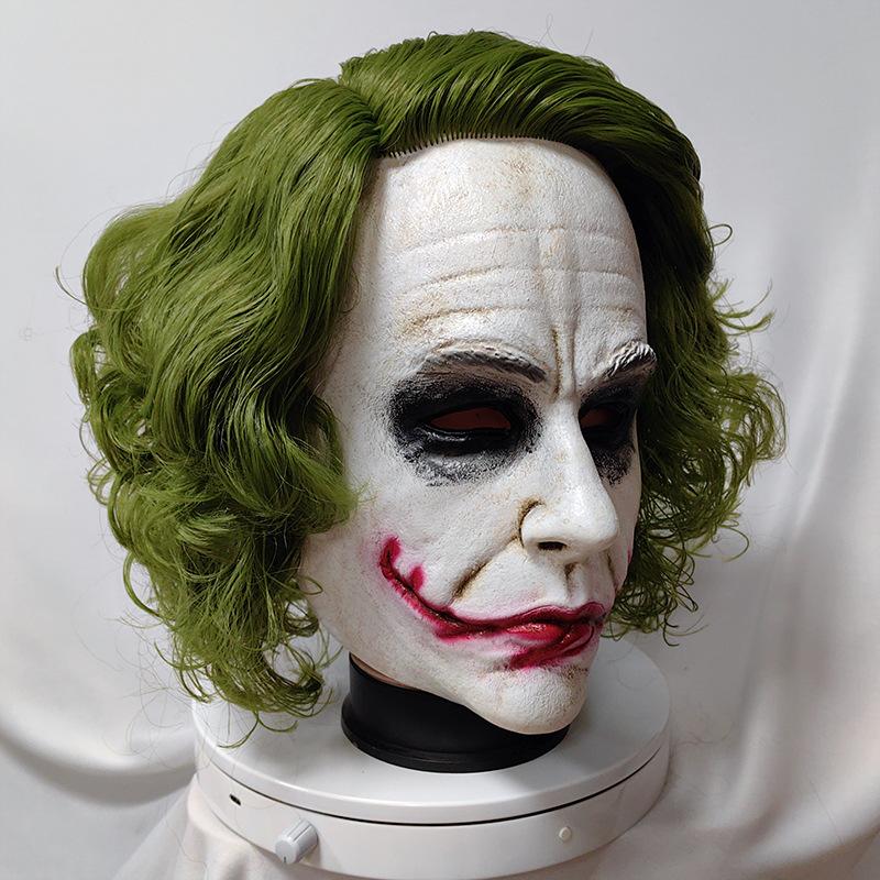 Dark Knight Batman Joker Joker Latex mask hood COS Halloween