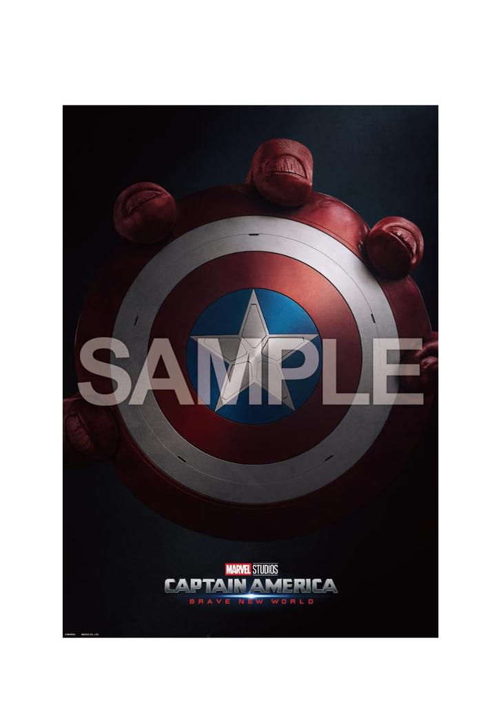 Captain Brave New World 4K UHD 3D Set Includes a Leather Keychain Metal a Charm and an A3 Poster Teaser America + + Blu-ray [Blu-ray] (with Plate),