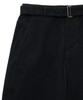 NOIRER FOR WOMAN Cotton Curved Corduroy Pants (Black)