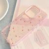 Lovely Red Cherry Shockproof Protective Clear Case for iPhone 17 Pro Max 15 13 14 16 Pro Max Soft Shockproof Cute Cover