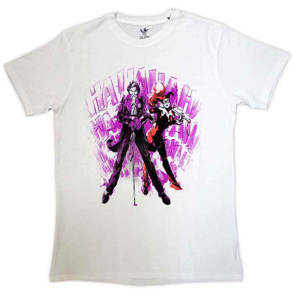 DC Comics Unisex T-Shirt: Joker - Harley & Joker Haha S разноцветный