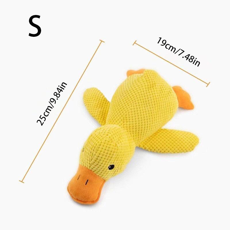 Dog Plush Toys, Yellow Ducks, Small and Medium-sized Pet Dogs To Relieve Boredom Toys, Pet Sleeping Supplies