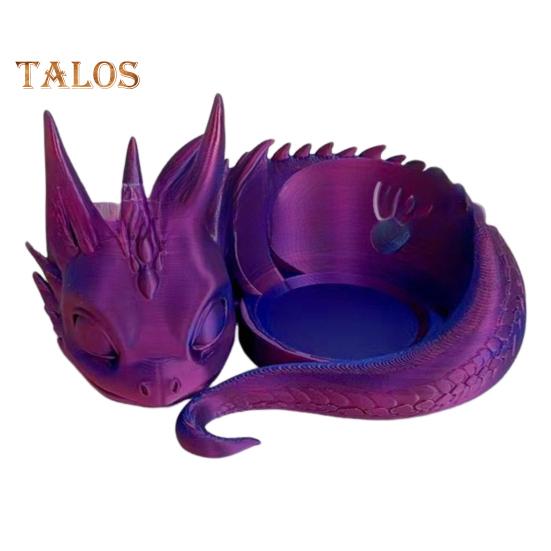 3D Printed Dragon Speaker Stand Lying Dragon Smart Speaker Base Cartoon Dragon Loudspeaker Base Home Office Desktop Decoration