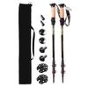 Professional Trekking Poles: 7075 Aluminum Alloy & Carbon Fiber, Portable Outdoor Mountaineering Equipment