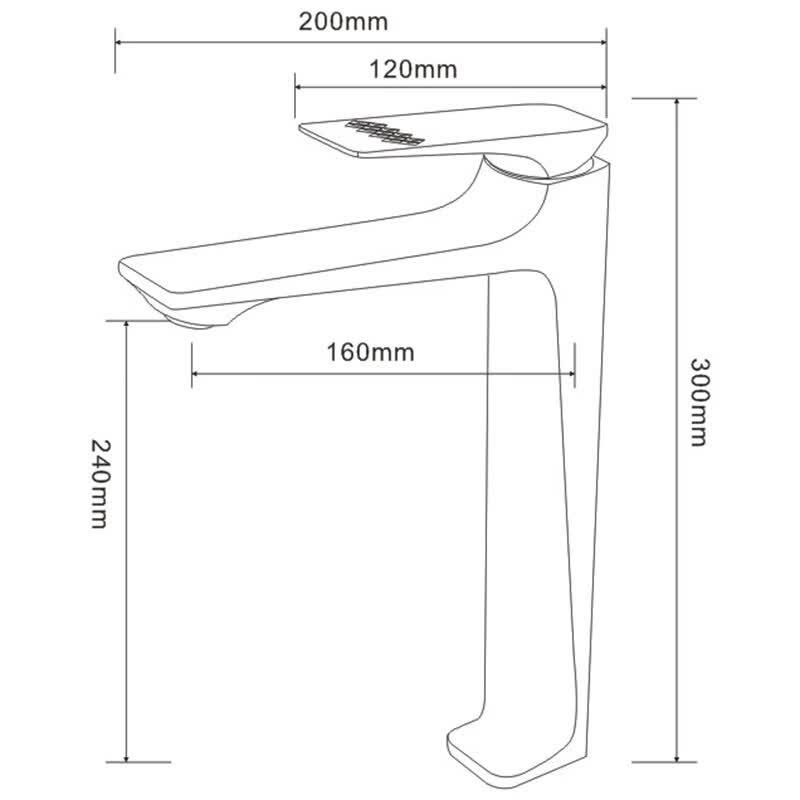 OEING Gunmetal Grey Basin Faucet