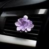 2025 Trendy New Car Air Vent Fragrance Retro Peach Blossom Butterfly Aroma Diffuser Car Perfume Decoration