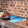 GLASS CUTTING BOARD 2x 30x52 FLOWERS