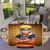 Naruto Poster Round Area Rug Carpet Rug For Living Room Bedroom Sofa Playroom Decor Nonslip Floor Mat