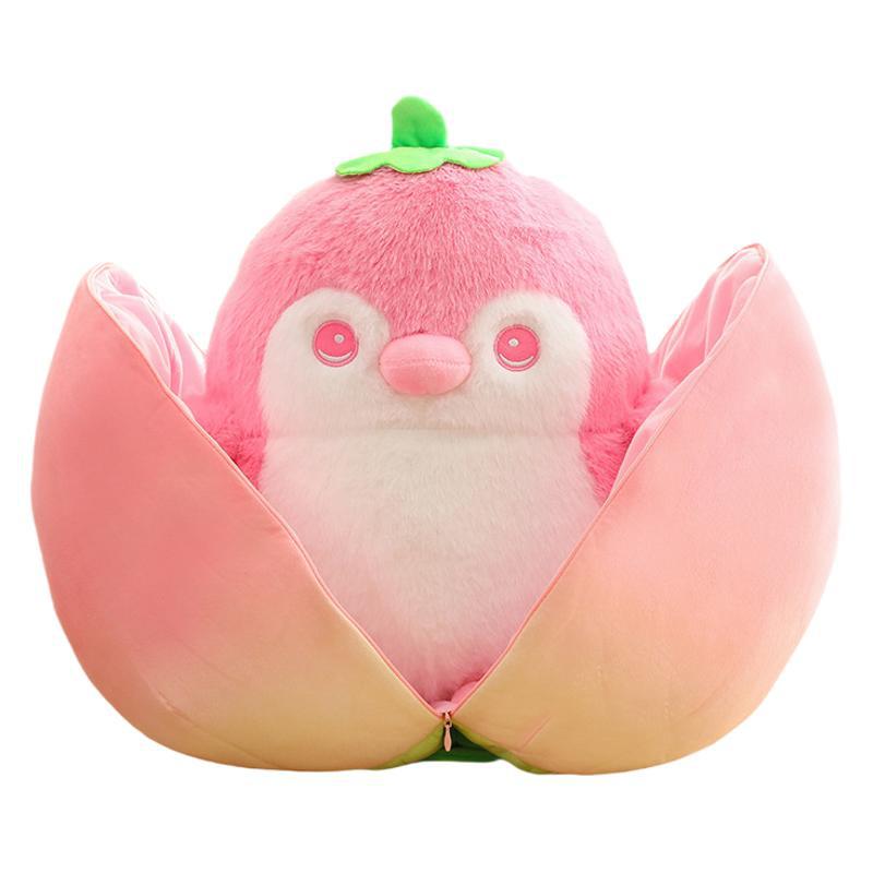 Desene Animate Fruct Pinguin Fruct Fruct Păpușă Pinguin Polar Păpușă de Pluș Companie Copii Pentru a Consola Fete Pernă Cadou