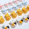 Cat Ginger Cat Beads Kitty Fortune Cat Loose Spacer Beads DIY Jewelry Accessory  DIY Jewelry
