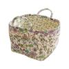 Boho Stoff Aufbewahrungskorb Große Kapazität Schrank Organizer Behälter mit Griff für Kleidung und Kleinkram