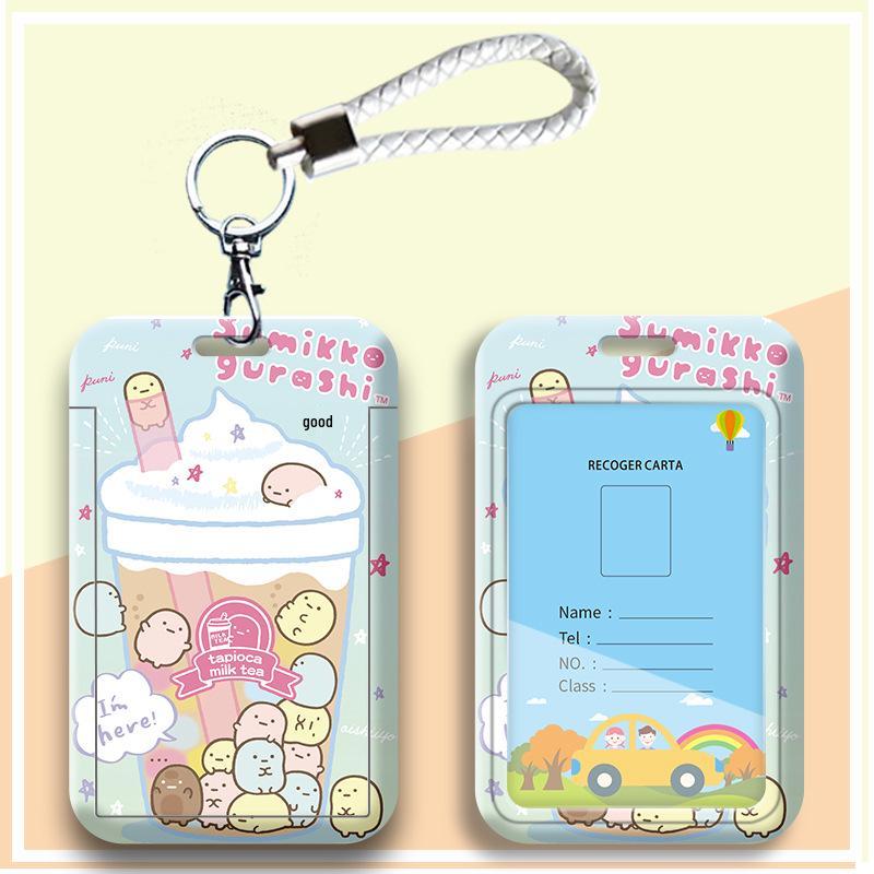Cartoon Campus Student ID & Badge Holder Lanyard