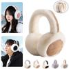 Warm Plush Earmuffs Cold Protection Antifreeze Faux Fur Ear-Muffs Foldable Earflaps  Outdoor