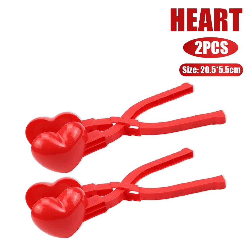 5Pcs Duck Shaped Snowball Maker Clip Children Outdoor Plastic Winter Snow Sand Making Mould Tool for Kids Fight Fun Sports Toys