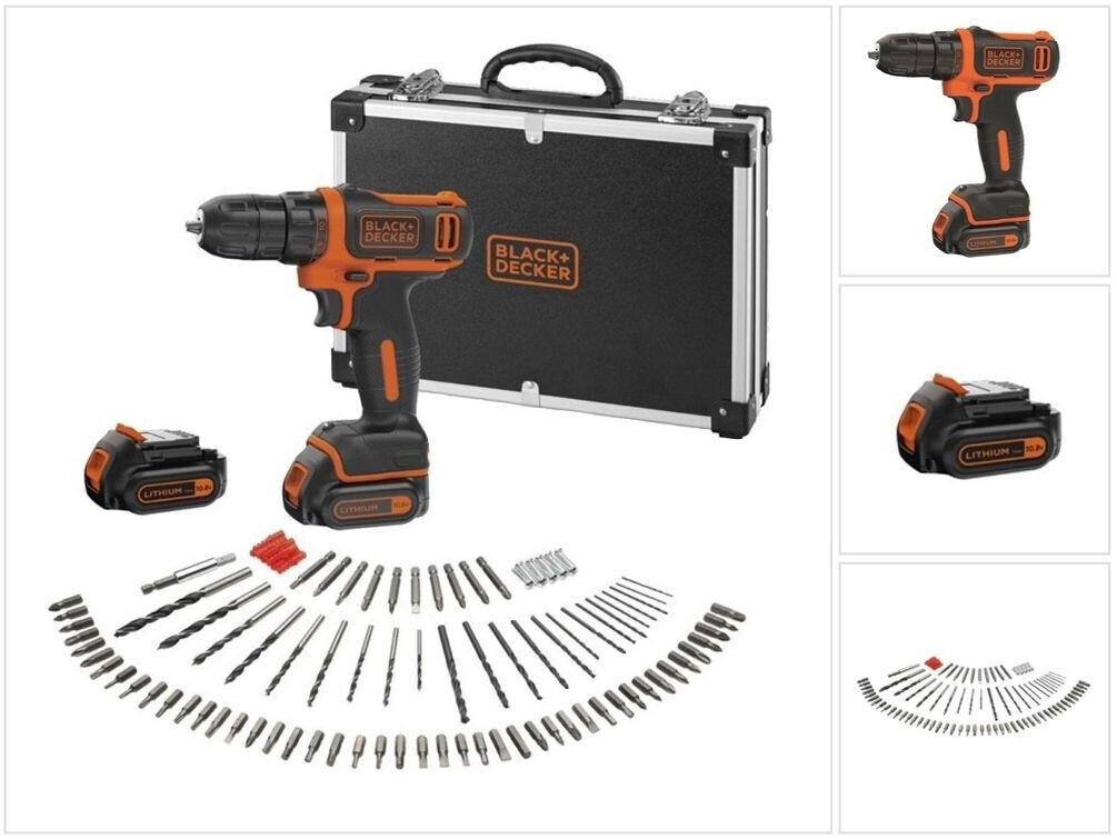 Дрель-шуруповёрт Black & Decker BDCDD12BAFC
