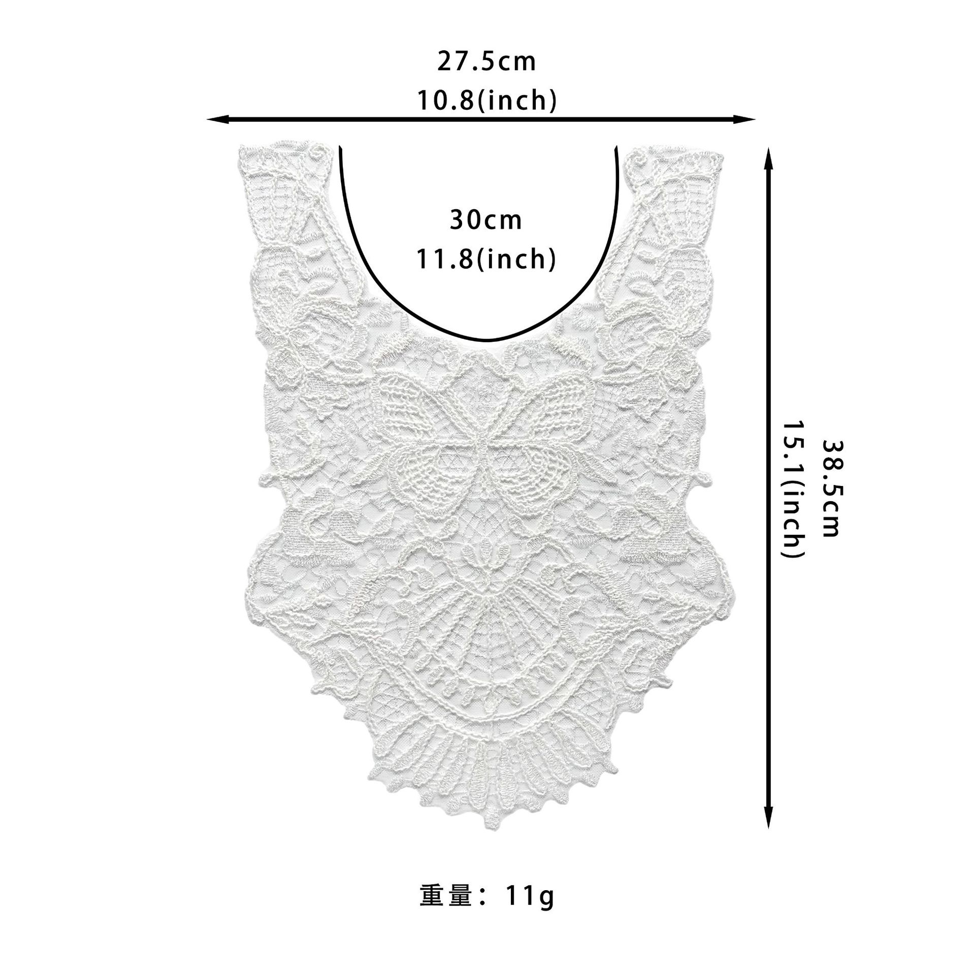 

Белое водорастворимое кружево, ажурная сетка, вышивка прядью, нашивка, украшение выреза свадебного платья, передний воротник, тканевая наклейка, аксессуары 66951