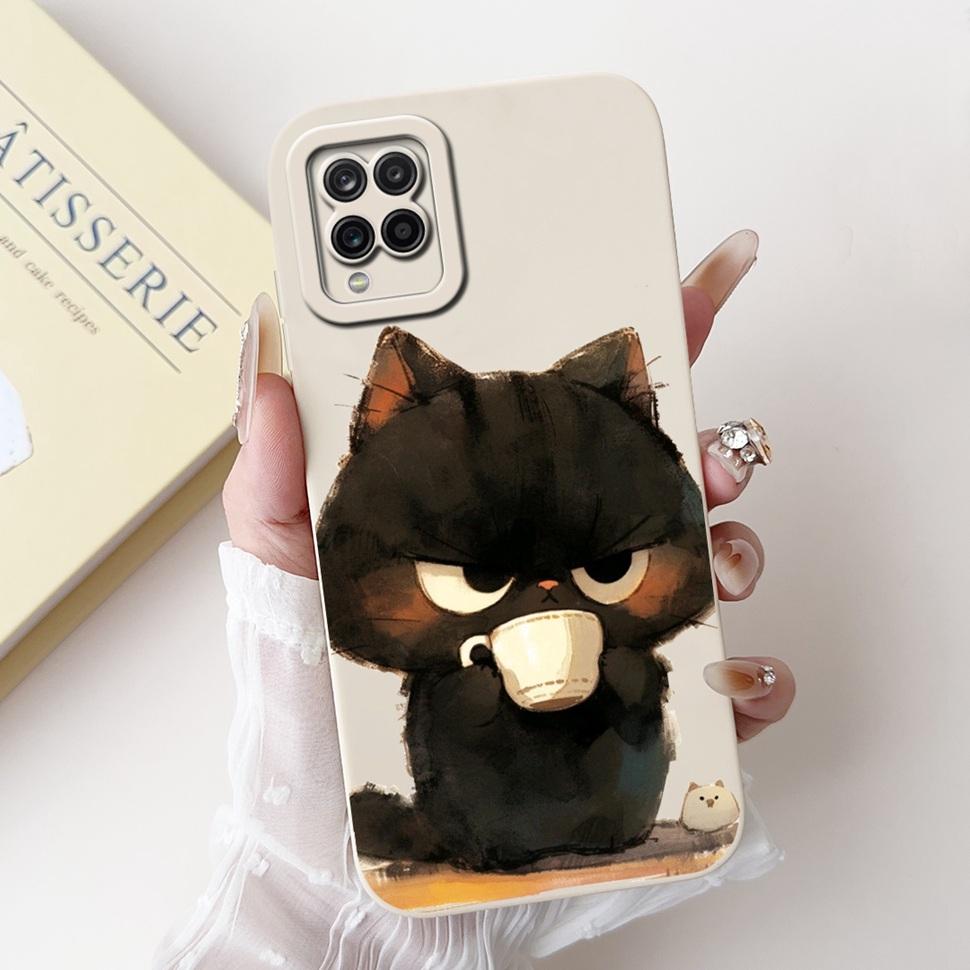 For Samsung Galaxy A12 Case Colorful Flower Panda Cartoon Cover Soft Slim Phone Cases For Samsung A12 GalaxyA12 Back Cover