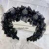 Korea  Bow Hair Hoop Temperament Sweet Wide Brimmed Headband  Versatile Hair Accessories For Girls Gift