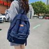 Schultasche Anfänger neue Schüler Klasse Freizeit Reisen Japanisch Retro Denim Nische Harajuku fauler Stil Leinwand Rucksack