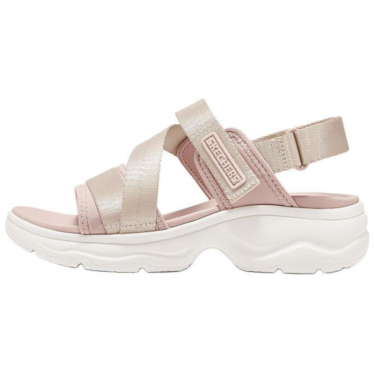 Skechers Luxe Foam Comfortable Soft Beach Sandals Women sandals Nude-Pink 163540-BLSH 36