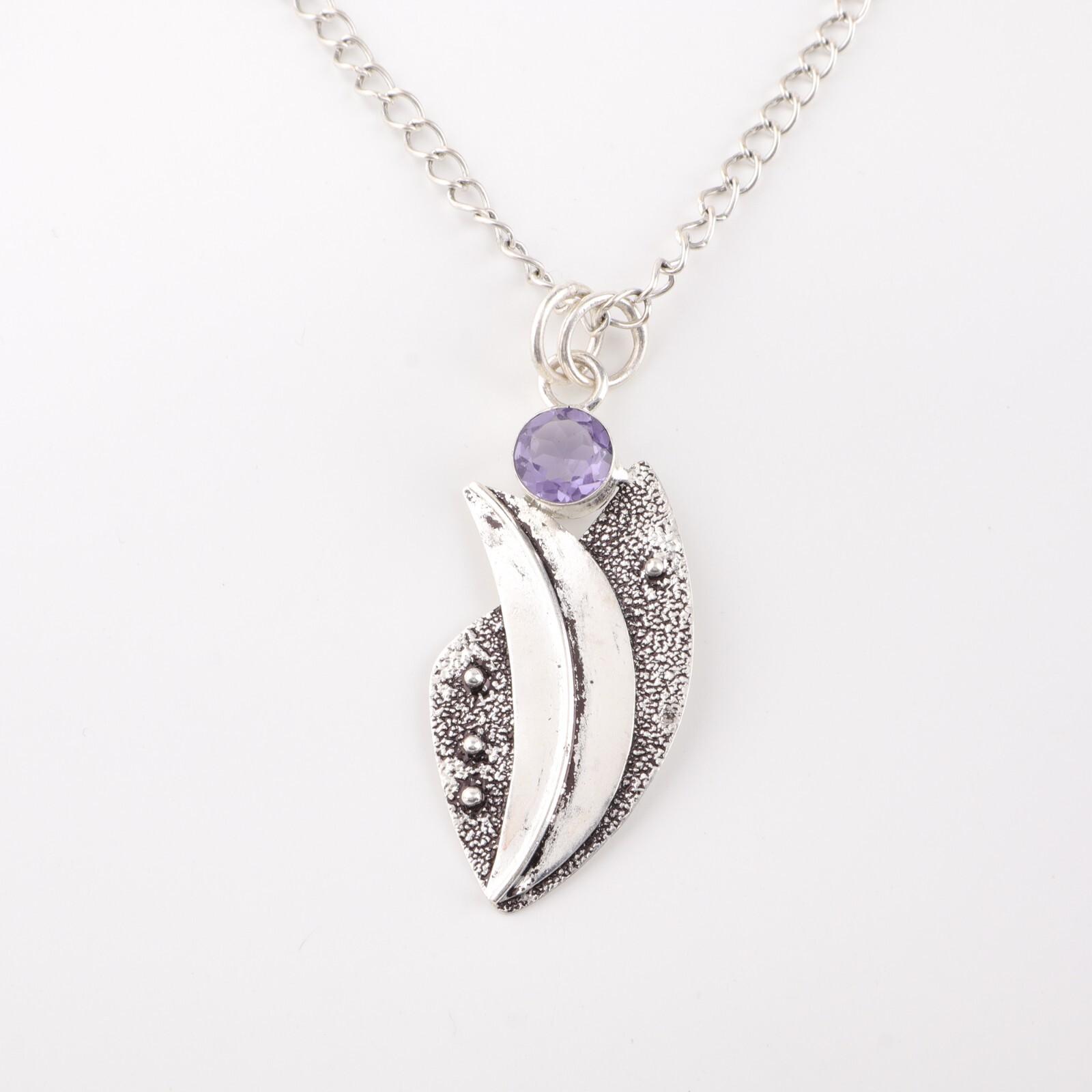 

Iolite Gemstone 925 Sterling Silver Jewelry Handmade Pendant For Birthday Gift PP-36-7