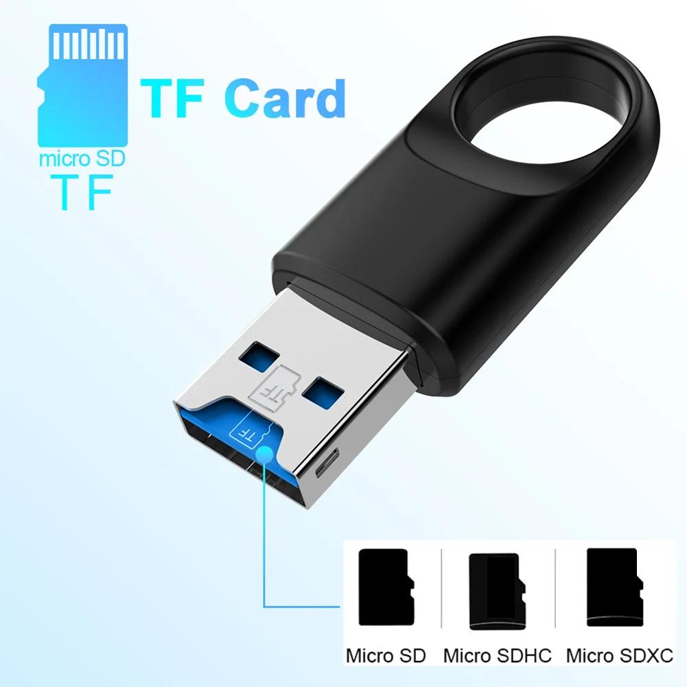1-5PCS Memory Card Reader Adapter USB 3.0 High Speed Flash Memory Card Adapter Hub for TF SD PC Computer Laptop