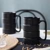 Ceramic Tyre Tire Coffee Mug Car Mug Morning Cup Juice Milk Mugs for Birthday Holiday Gifts Coffee Cups Wheel Coffee Mug Desk
