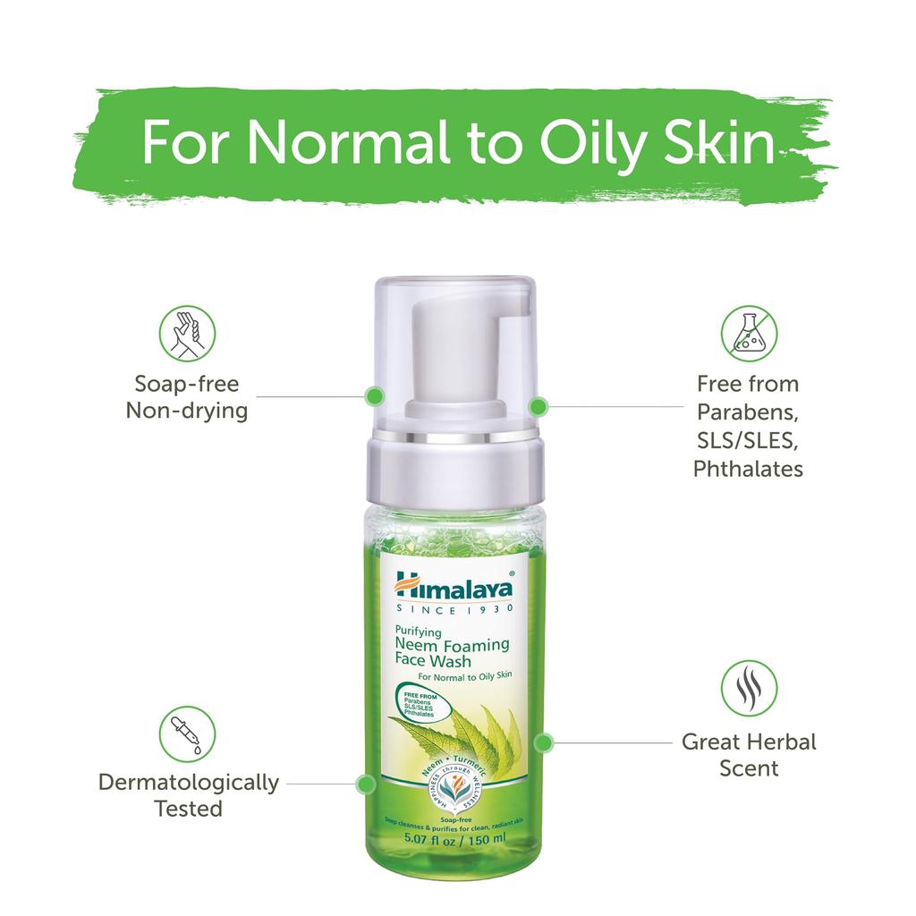 Himalaya Purifying Neem Foaming Face Wash, 150Ml