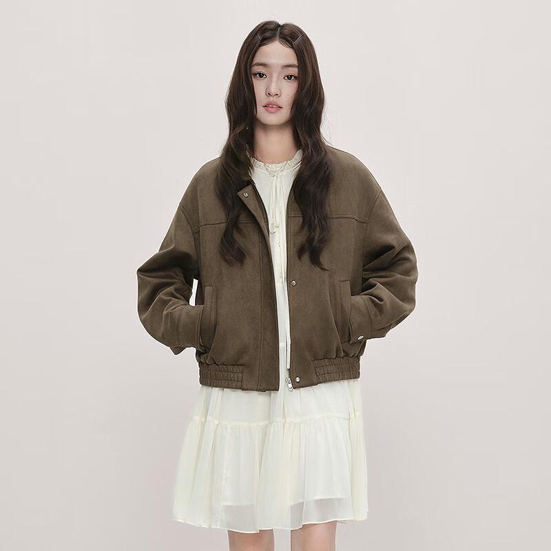 Ledin Autumn Maillard Loose Fit Jacket