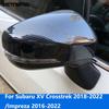 For Subaru XV Crosstrek 2018- Impreza 2016- Carbon Fiber Rearview Side Door Mirror Cover Trim Exterior Accessories