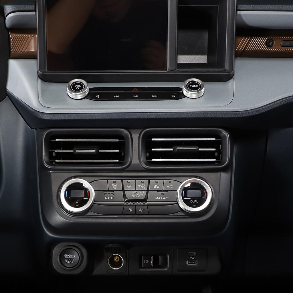 Car Centre Console Air Conditioner Volume Knob Button Circle Cover Car Air Conditioner Switches Button Knob Trim Cover