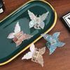 Women Sweet Fairy Colorful Acetate Retro Butterfly Hair Claw Hair Clamp Clip Crab Headband Clips Hair Accessories