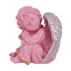 Winged Girl Statue for Home Decor Item | Fairy Girl Statue for Home Shelves Decor Showpiece (Angel Pink RS)