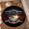 Rai-ders Football Legacy Round Rug for Livingroom,Bedroom, Palyroom, Chair Rug, Area rug, Circle Carpet, Large Size Fan Christmas gift